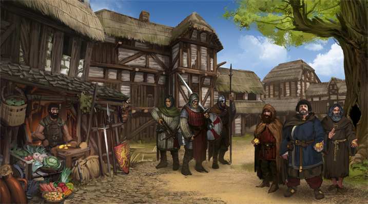 village screen battle brothers tactical RPG