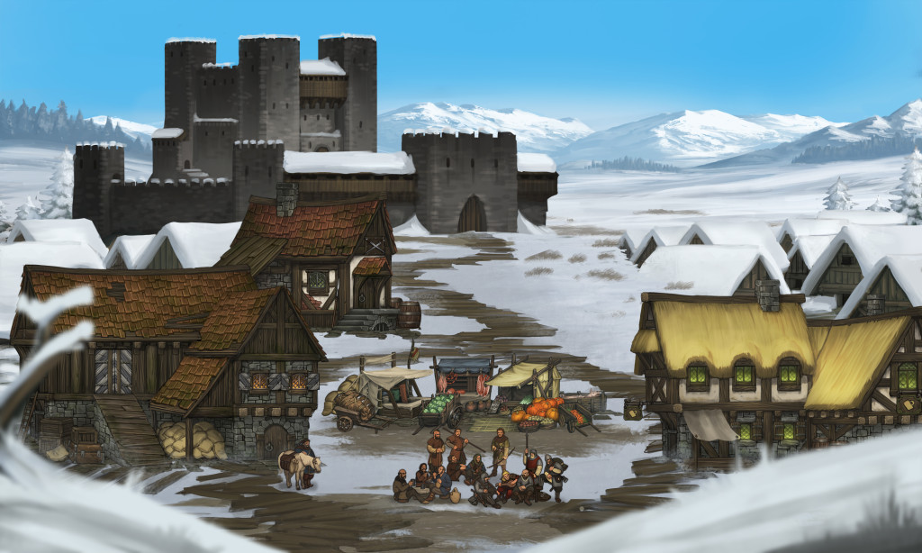 Fortress snow settlement screen